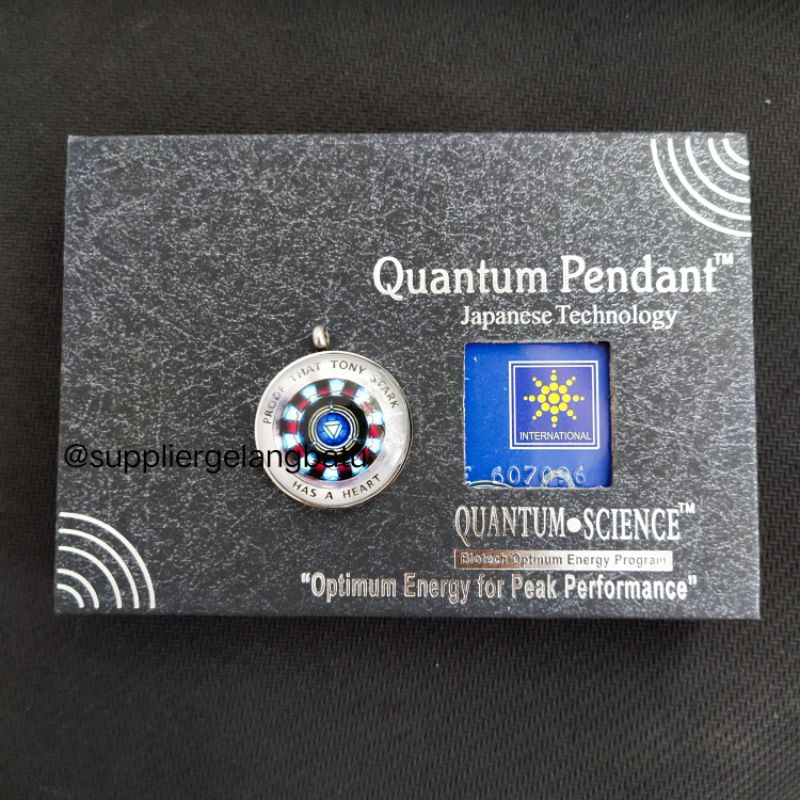QUANTUM PENDANT IRON MAN Kalung Kesehatan Japanese Technology