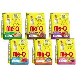 Makanan pakan Kucing ME-O MEO tuna salmon goumet beff chiken FRESHPACK 1,1 kg 1,2 KG 1.1kg 1.2kg ADULT cat food