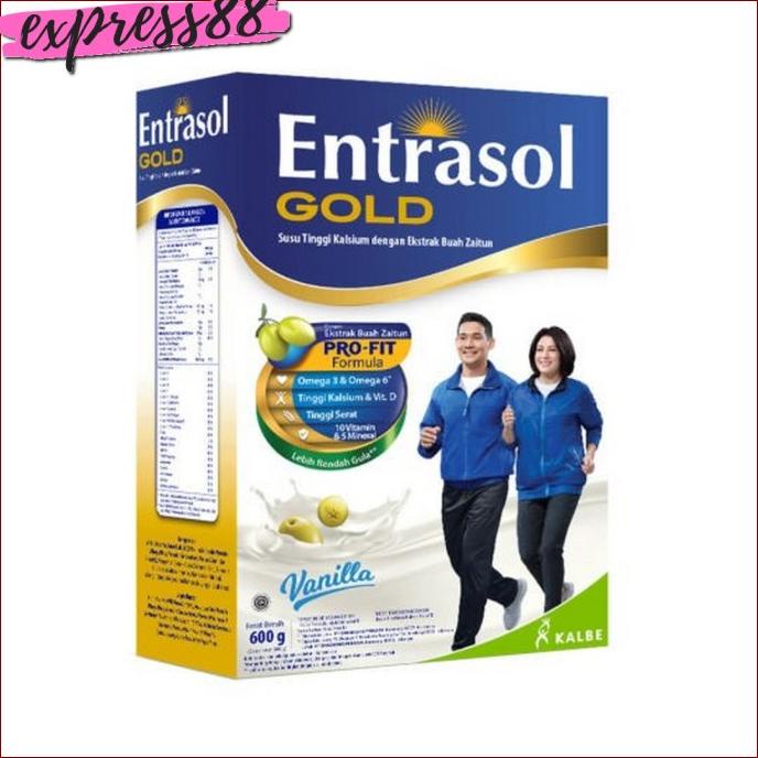 

[ COD ] SUSU ENTRASOL GOLD PRO-FIT VANILLA VANILA 600gr MURAH profit pro fit