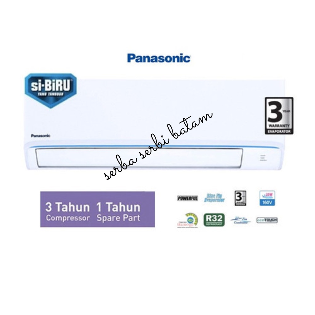 AC Panasonic SI-BIRU 1,5pk CS/CU-LN12WKJ CSLN12WKJ CU-LN12WKJ 11/2pk - Unit Only BATAM