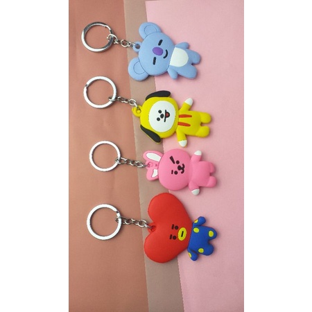 gantungan kunci bt21 lucu (bts keychain)