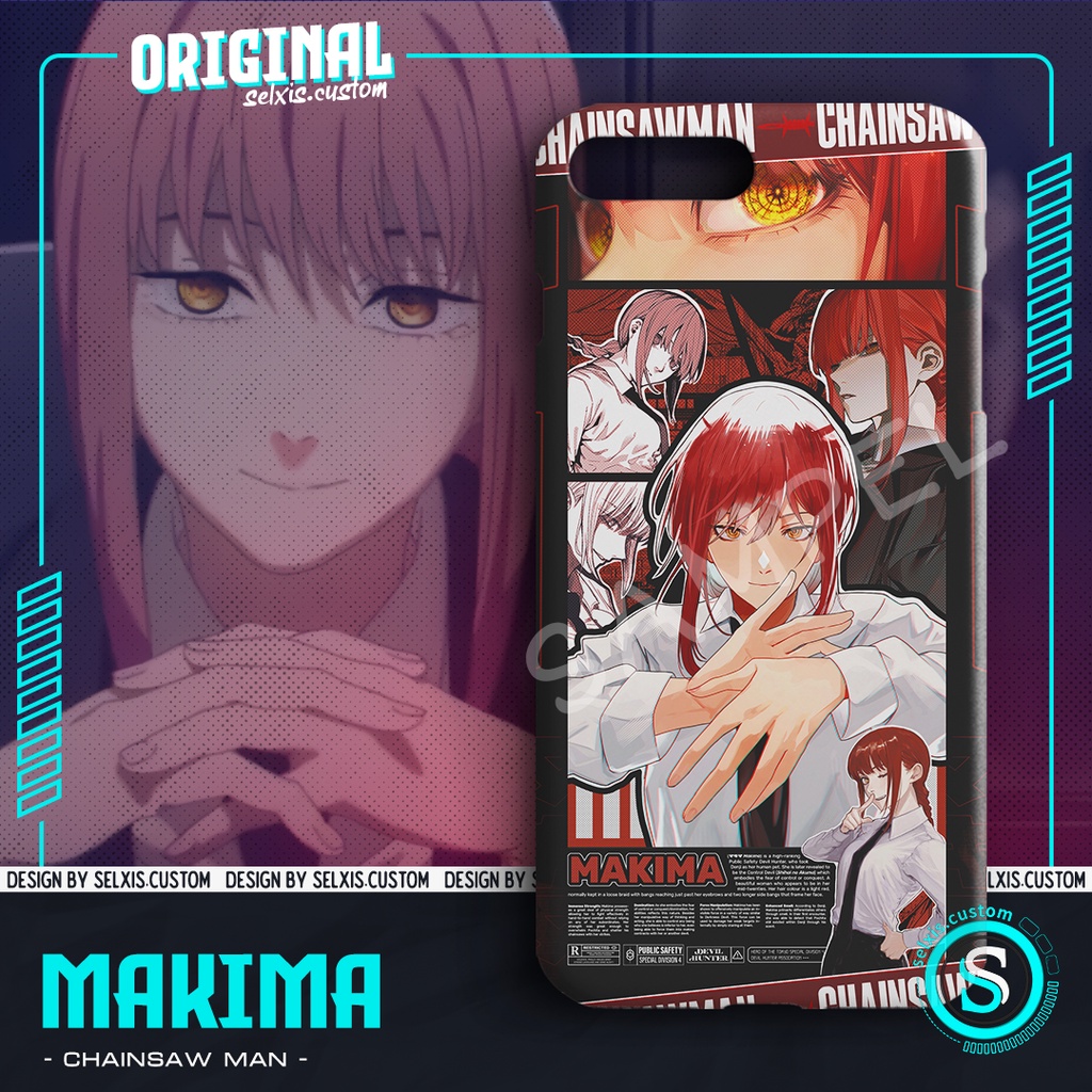 Custom Phone Case Casing Chainsaw Man Makima