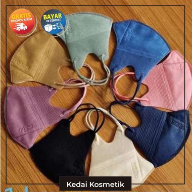 (ACEH) 1 BOX MASKER DUCKBILL MIX WARNA ISI 50PCS