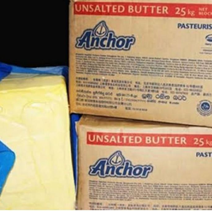 

10.10 ✨SALE✨ anchor unsalted butter 500 gram. butter unsalted buruan