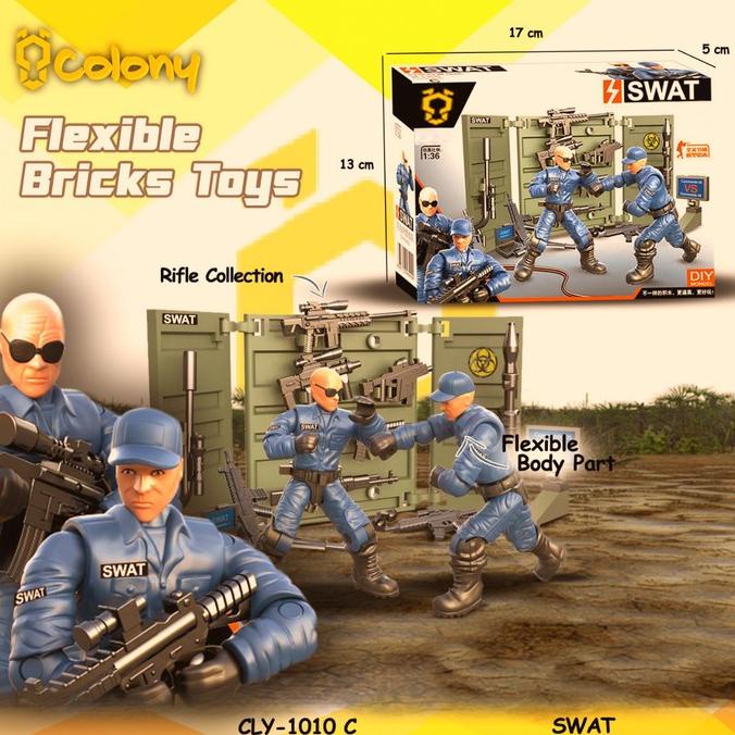 ~@~@~@~@] Lego swat mainan anak lakilaki murah figure set brick blok balok susun