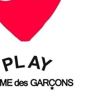 Gelang Karet CDG love Play fashion Branded hype bracelet rubber Pria - Putih