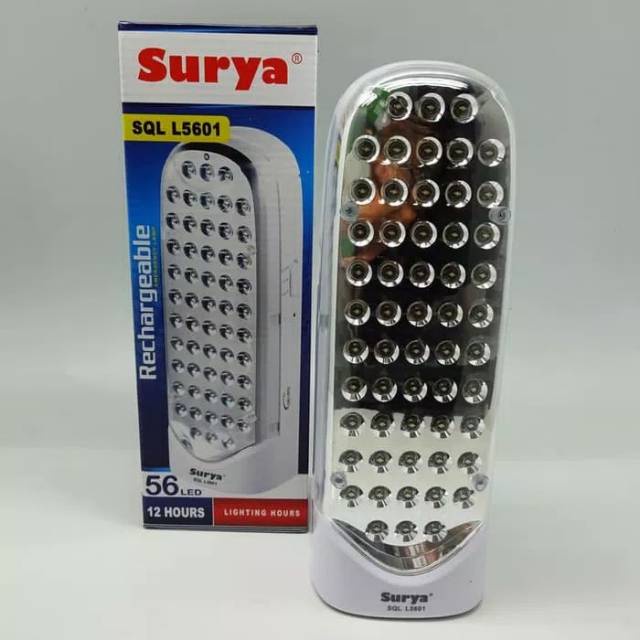 Surya SQL L5601 Lampu Emergency Darurat Surya L 5601 Emergency Lamp SURYA WHITE SQL L-5601