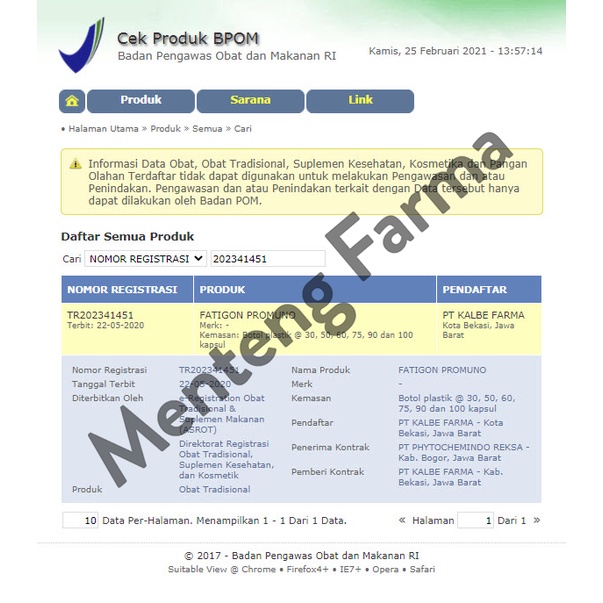 Fatigon Promuno 30 Kapsul - Suplemen Daya Tahan Tubuh