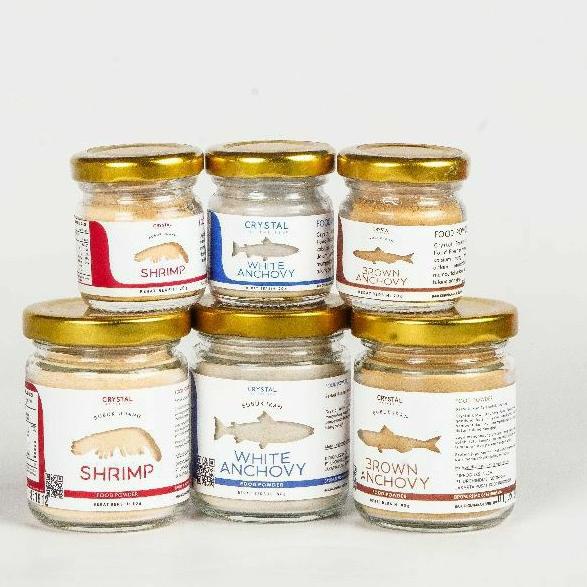 

10.10 Flash Sale Crystal of the Sea - (Set of 3 Jar 20GR) White Anchovy + Brown Anchovy + Shrimp Powder / Bubuk MPASI 