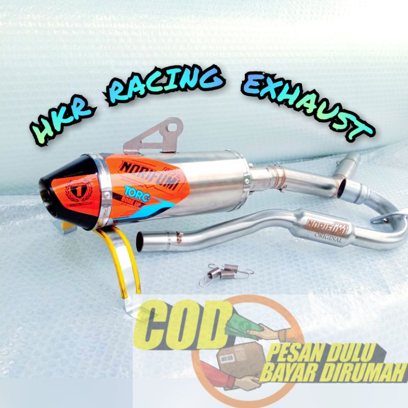 Knalpot crf norifumi Torc bore up klx Dtracker wr155 spek standard