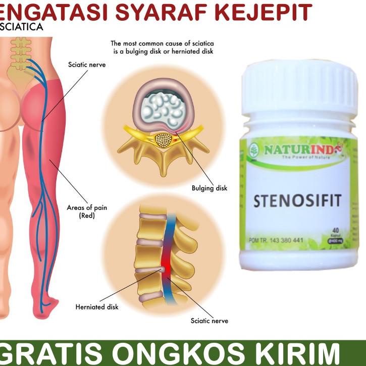 

10.10 STOK READY Obat Herbal Syaraf Pinggang Syaraf Kejept Bengkek Nyeri Pinggang Naturindo 40 Kapsul gas !!