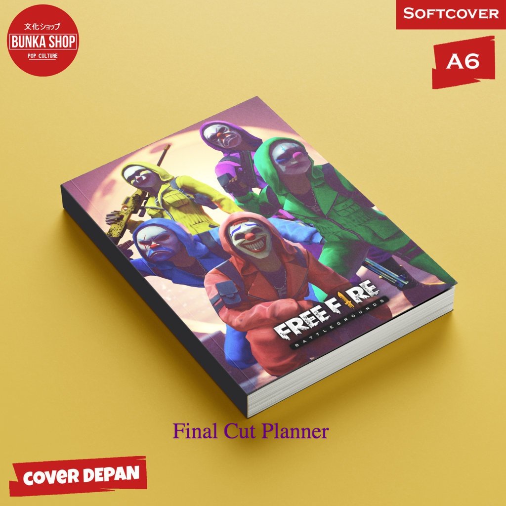 

Pocket Note Free Fire Bandit Squad Softcover A6 Buku Tulis Catatan Notes Agenda Planner Jurnal .