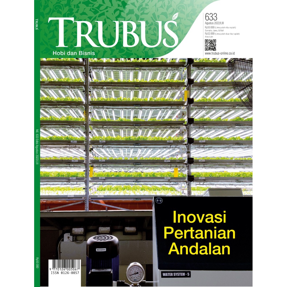 Majalah Trubus Edisi 633 Agustus 2022 (Inovasi Andalan Pertanian)