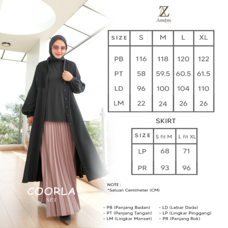 Coorla set by Azzahra Premium Syari