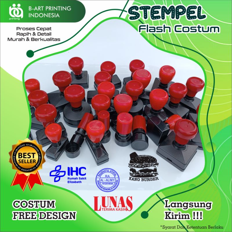 Murah Stempel Flash Stempel nama Flash Kualitas Super
