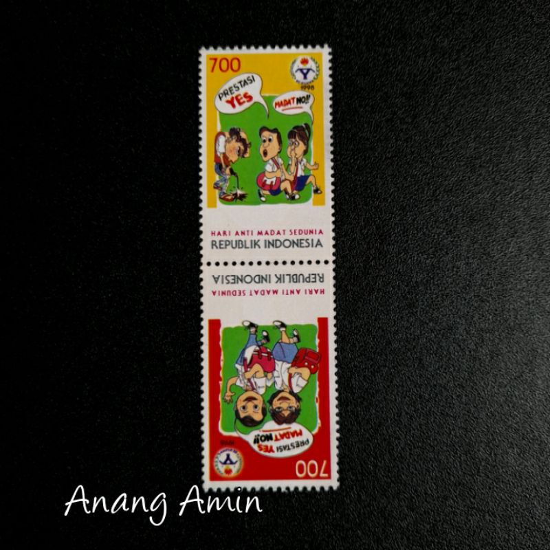 

LOT.F58 PRANGKO INDONESIA I-542 2V TETE BECHE HARI ANTI MADAT SEDUNIA