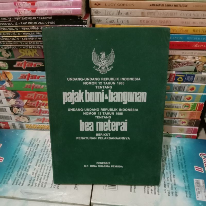Jual Undang Undang Republik Indonesia Nomor 12 Tahun 1985 Tentang Pajak