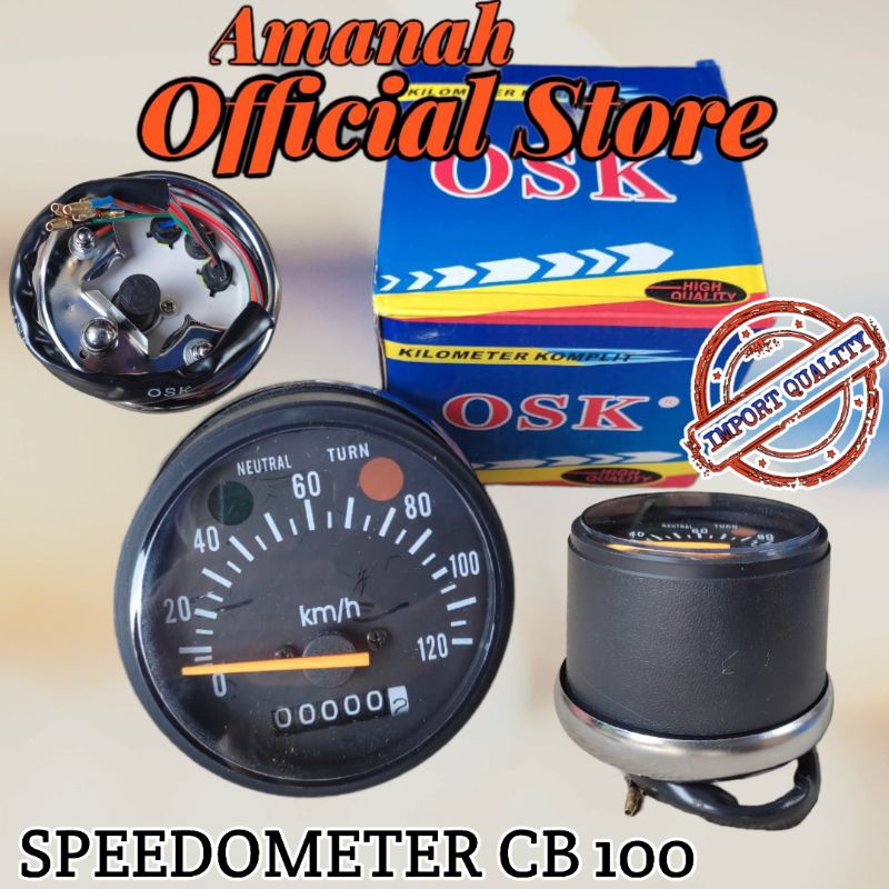Speedometer bulat digital variasi cover besi cb 100 RX king japstyle caferacer bober dll