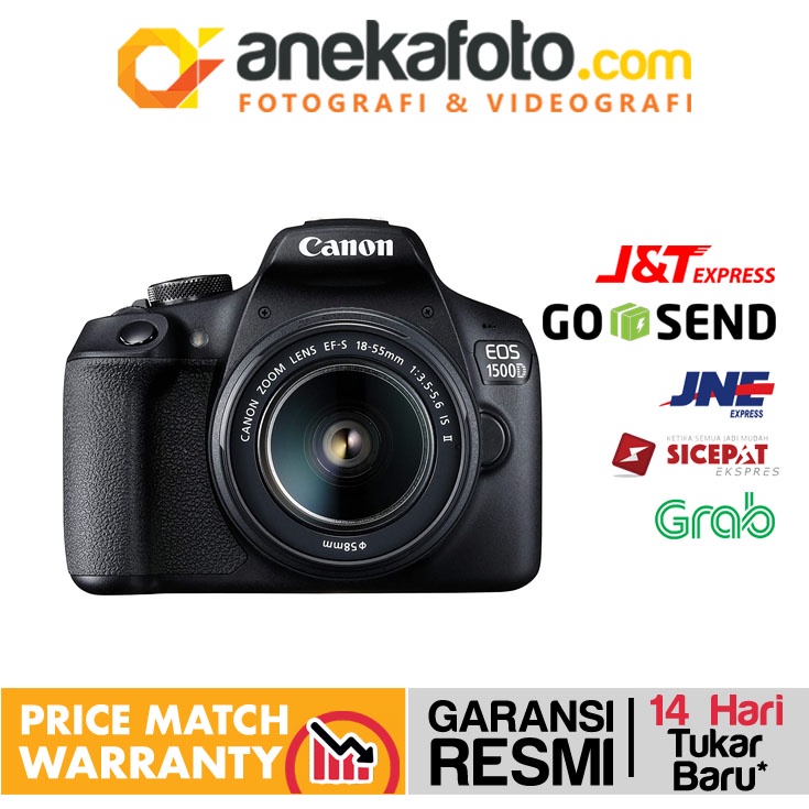 Canon EOS 1500D Kit 18-55mm IS II Wifi