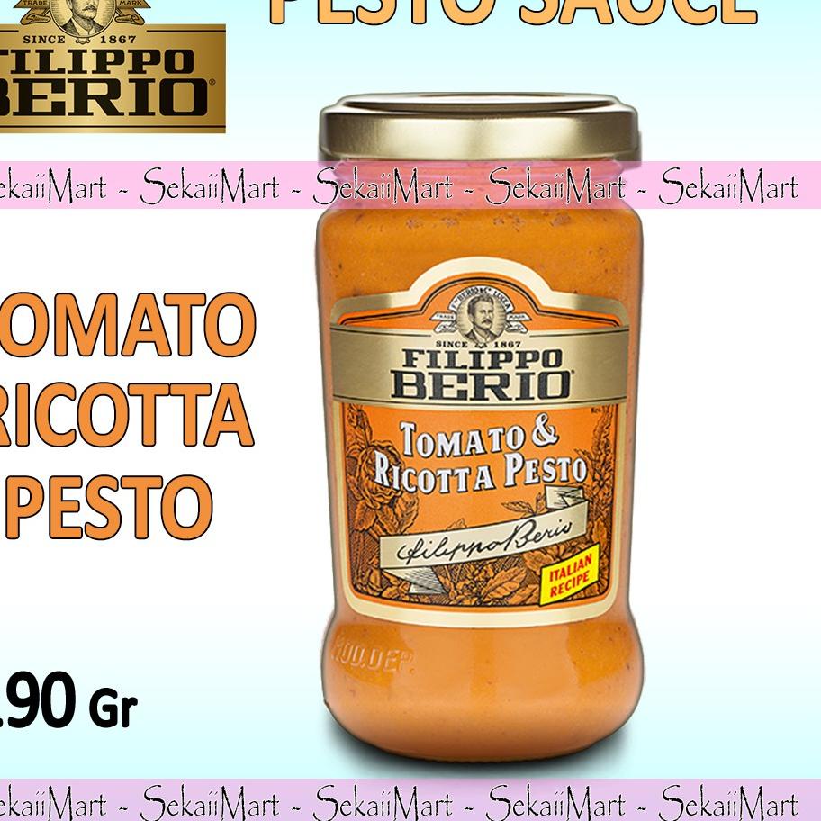 

limited STOCK!FILIPPO BERIO Saus Pesto All Variant 190g FILIPO Pesto Sauce Classic / Tomato / Ricotta / Sun Dried|SQ4