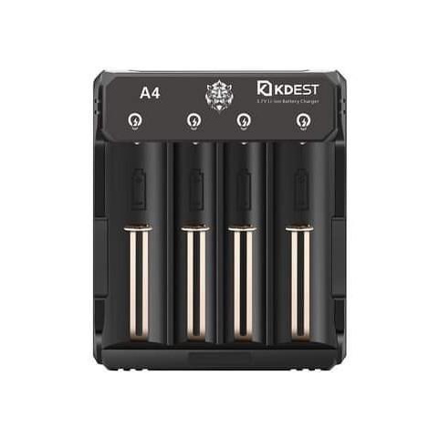 KDEST A4 Fast Charger 2A 18650 - 21700 Casan Batre 4 slot Type C KA4