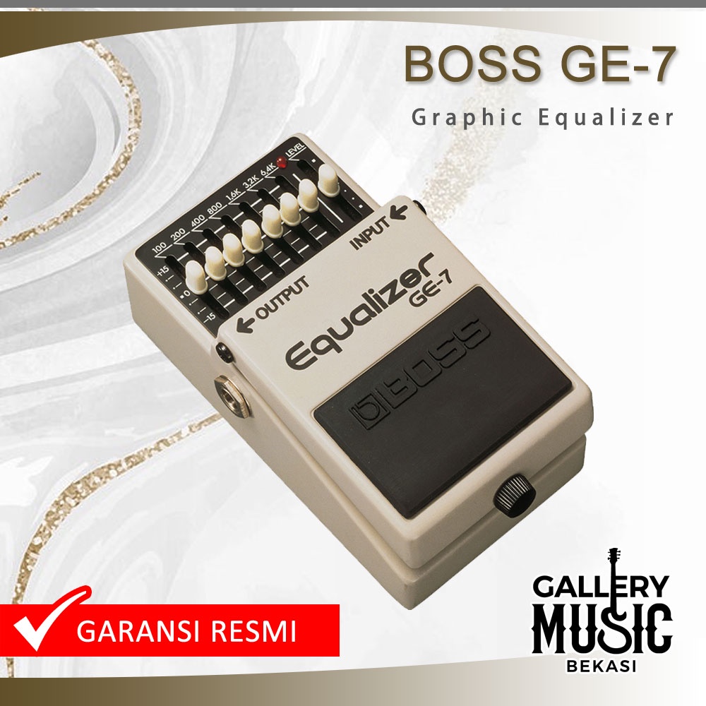 Boss GE-7 Graphic Equalizer Pedal Effect / GE 7 / GE7 Efek Gitar