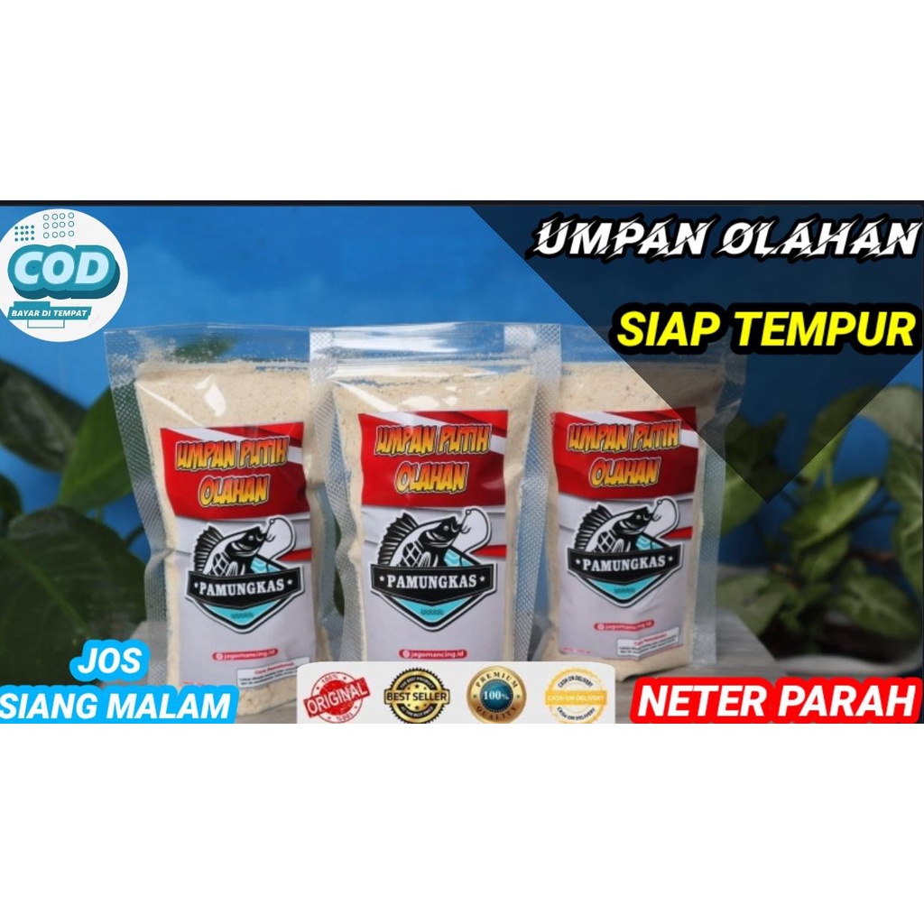 Umpan Jitu Siap Pakai Untuk Ikan Susah Makan Cocok  Untuk Babon Ikan Mas, Lele, Tombro, Bawal, Nila,