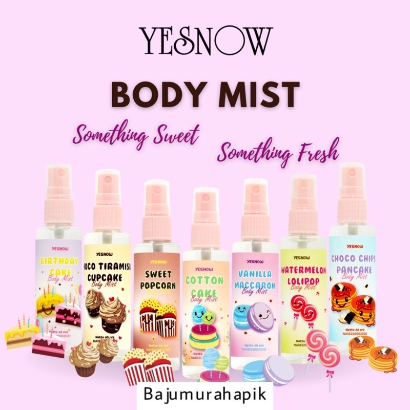 Yesnow Body Mist Parfum Wanita