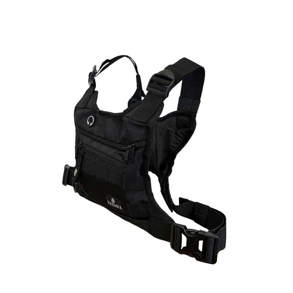 TAS DADA PRIA TACTICAL ORIGINAL NEISDA HITAM BEST SELLER / CHEST RIG BAG NEISDA ORIGINAL / CHEST BAG PREMIUM ORIGINAL NEISDA