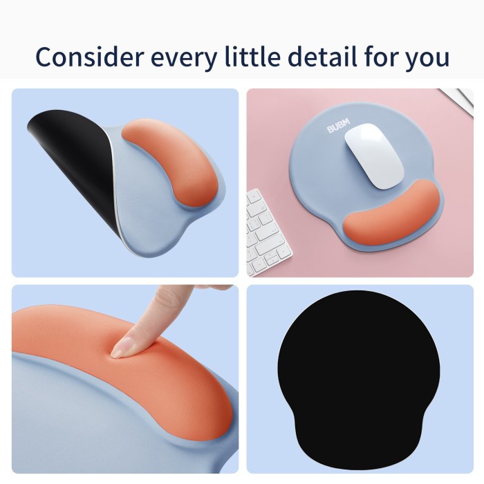 Triple W Bantalan Pergelangan Tangan Alas Silikon Mousepad Silicone