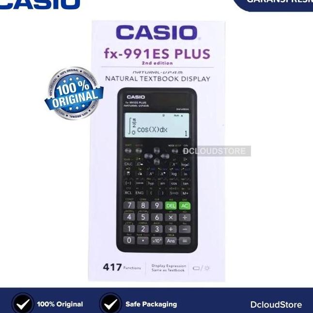

[READY] CALCULATOR ORIGINAL CASIO FX-991ES PLUS SCIENTIFIC KALKULATOR E8576TRB