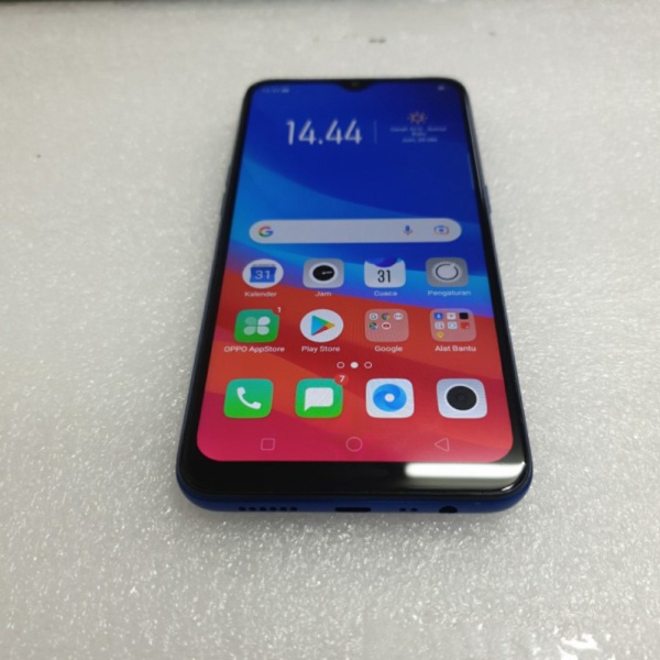 Jual Dijual HANDPHONE BEKAS OPPO A5S 322 BLUE BATANGAN Murah | Shopee