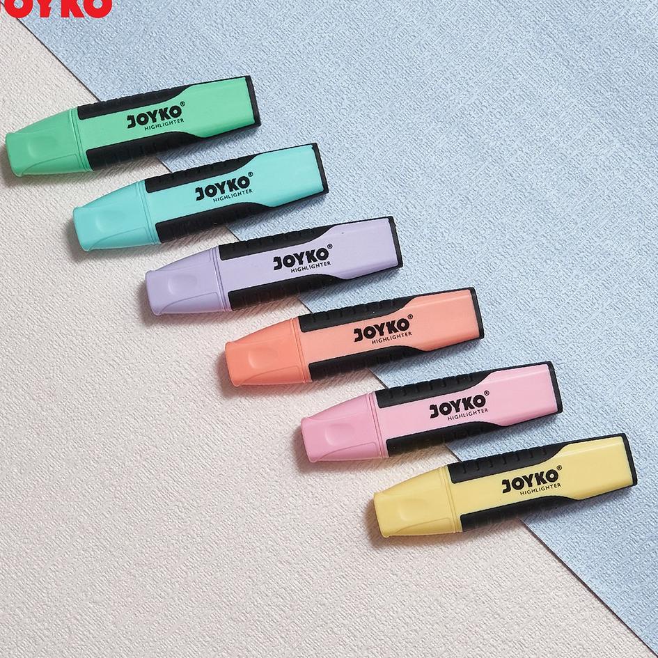 

Update - Highlighter Penanda Berwarna Joyko HL-70 Pastel Color 1 Set 6 Pcs .. .. ..