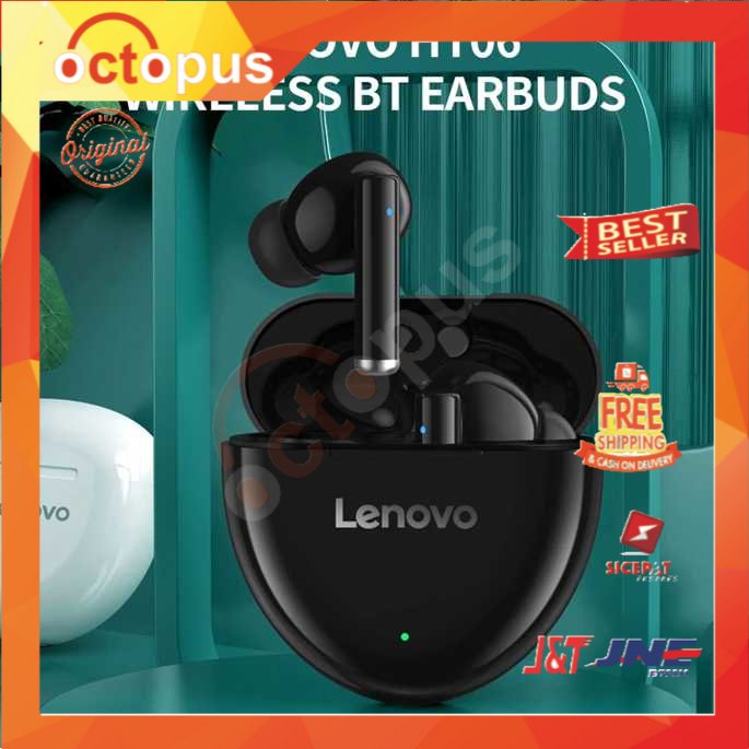 Lenovo TWS Wireless Earphone Bluetooth 5.0 Type C USB
