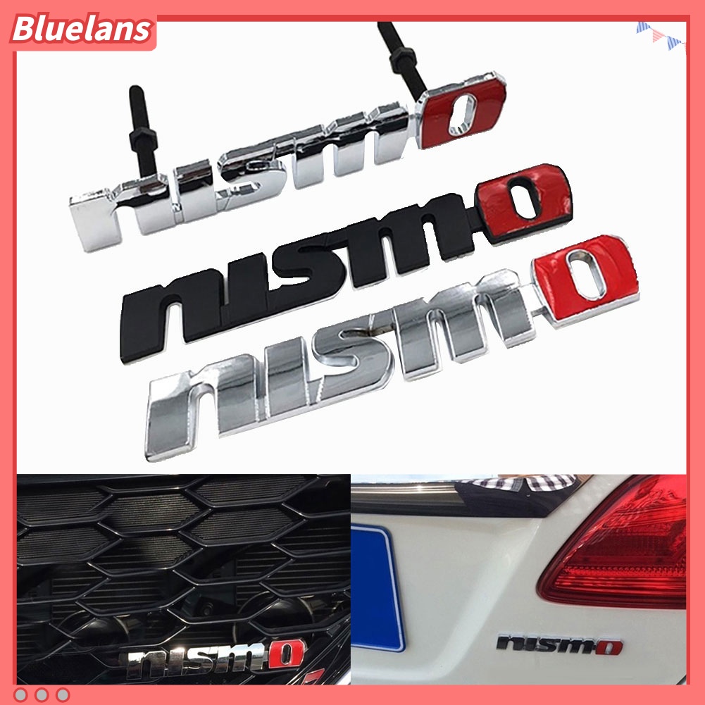 Stiker Emblem Logo NISMO Bahan Metal Untuk Dekorasi Grill Depan Mobil