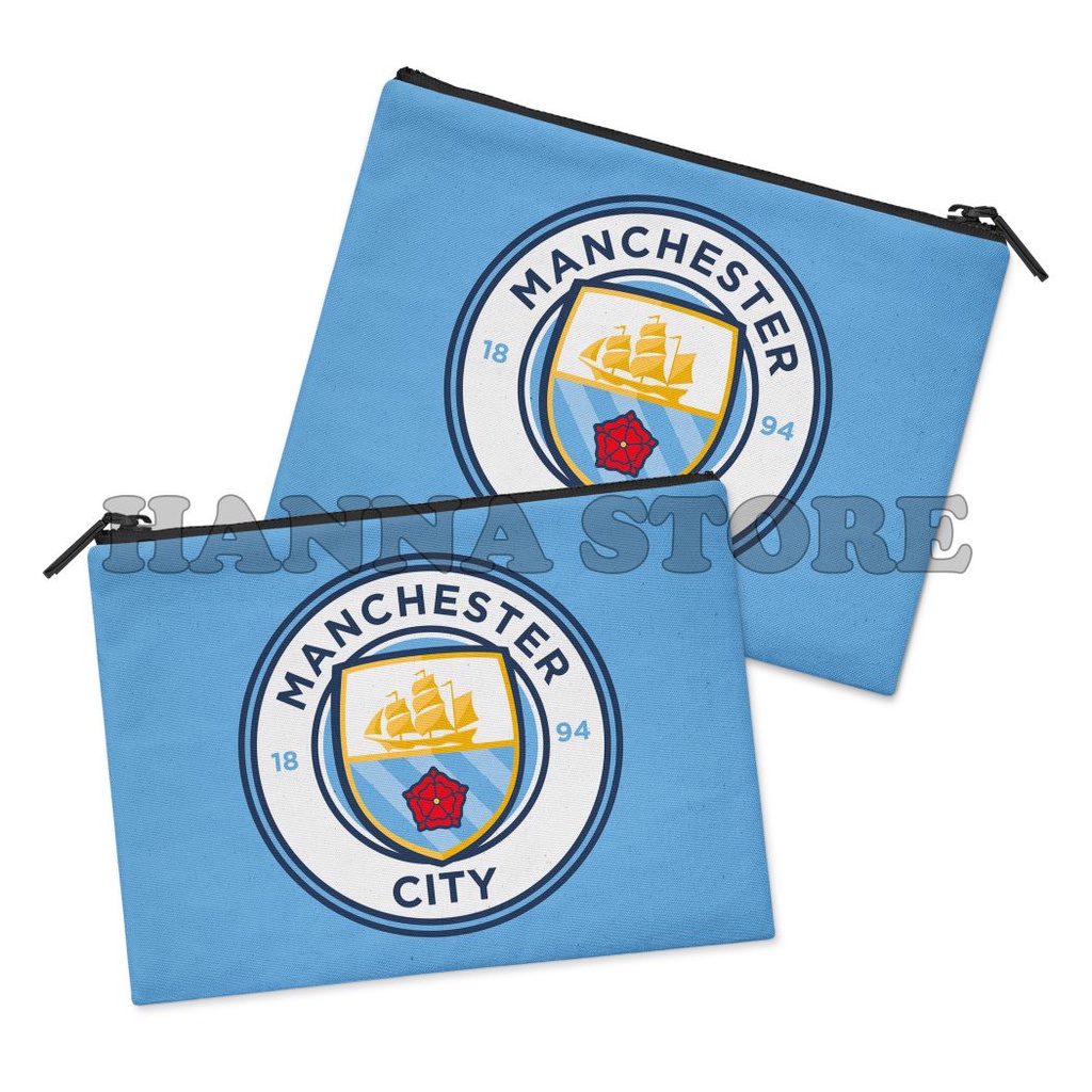 

Pouch Tas Dompet Tempat Pensil MANCHESTER CITY