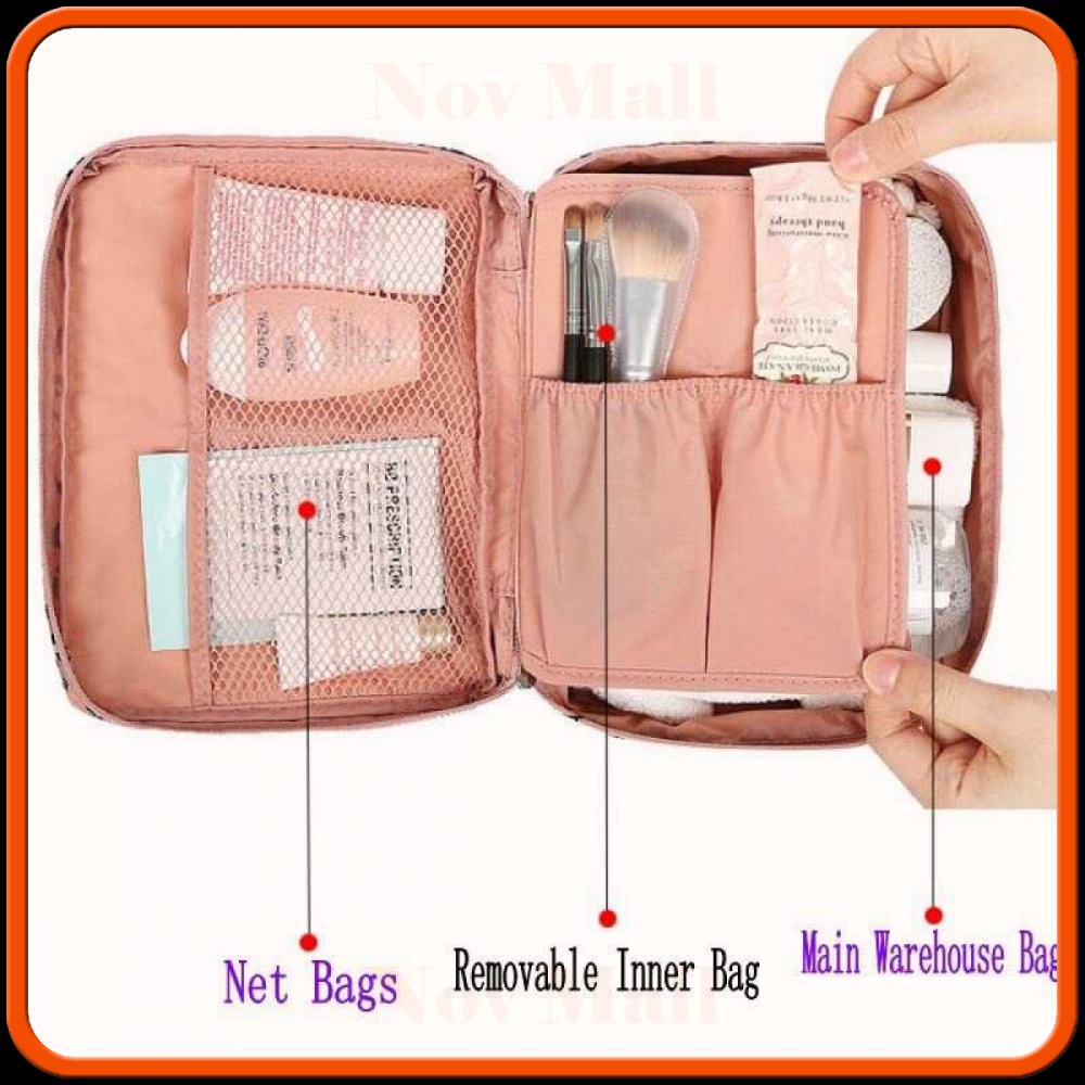 Tas Travel Bag in Bag Organizer Kosmetik MU365