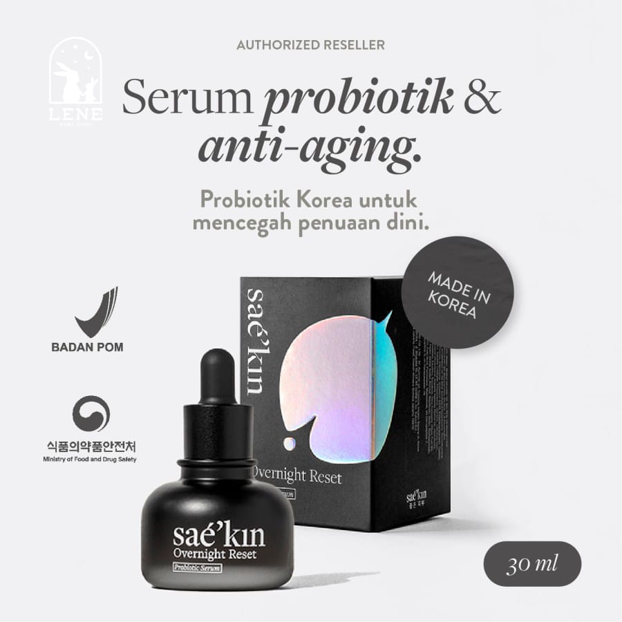 Saekin Overnight Reset Probiotic Serum 30ml