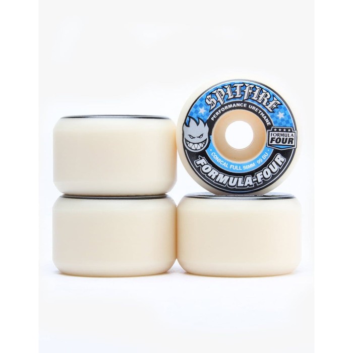 Roda Spitfire Formula Four Conical Full 53 Mm 99D (Set Of 4)