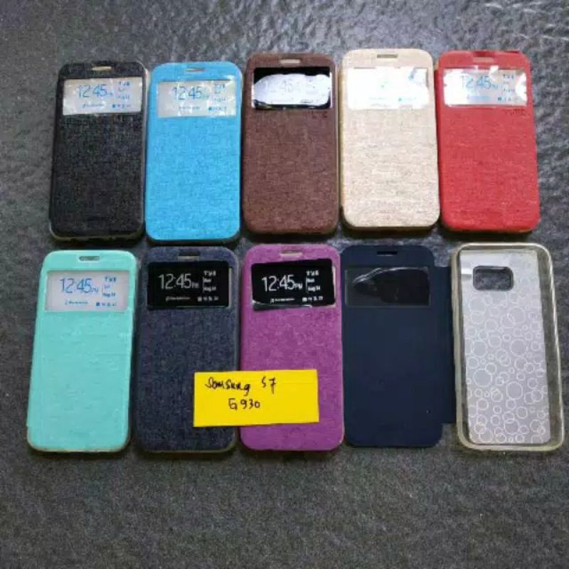 Flip case Samsung S7 G930 flipcase book cover sarung dompet