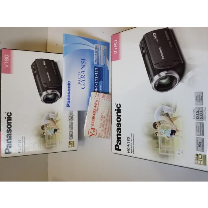[ Promo ] Panasonic Camcorder Hc-V180 Garansi Resmi - Drone Kamera Dan Aksesoris