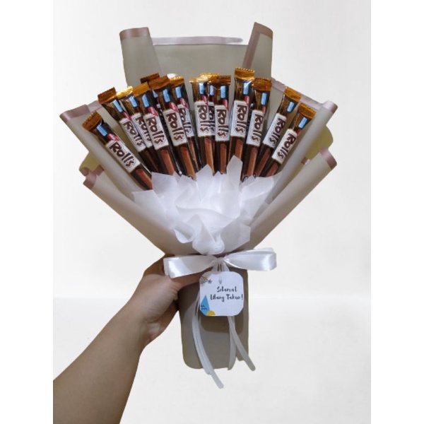 Bucket Chocolatos Buket chocolatos roll buket isi 20 Snack wrapping premium