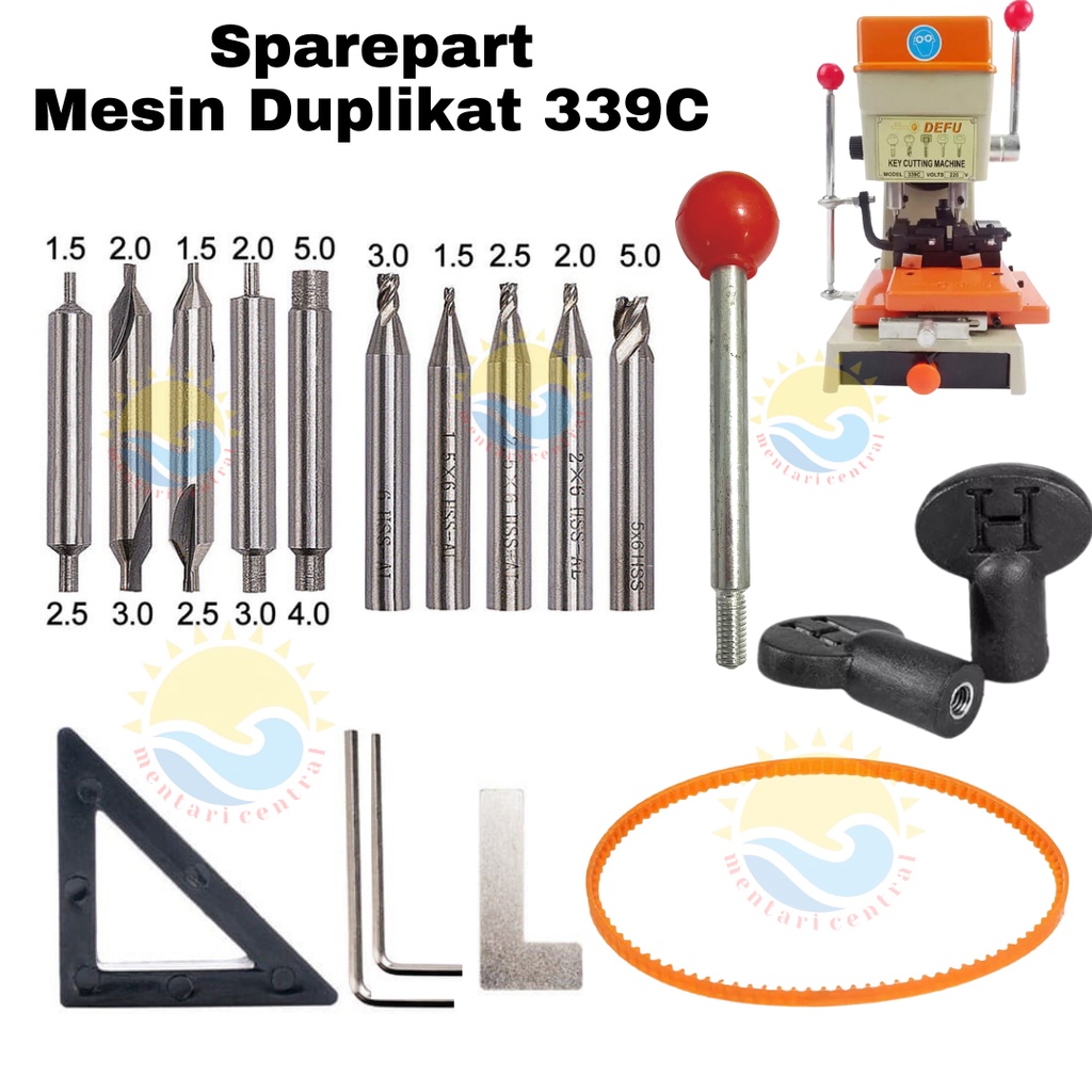 SUKU CADANG  SPAREPART MESIN DUPLIKAT KUNCI  368A 339C 238BS