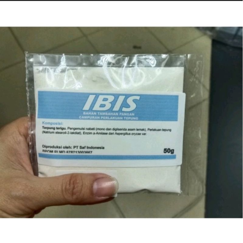 

60gr Ibis Blue pelembut roti donat