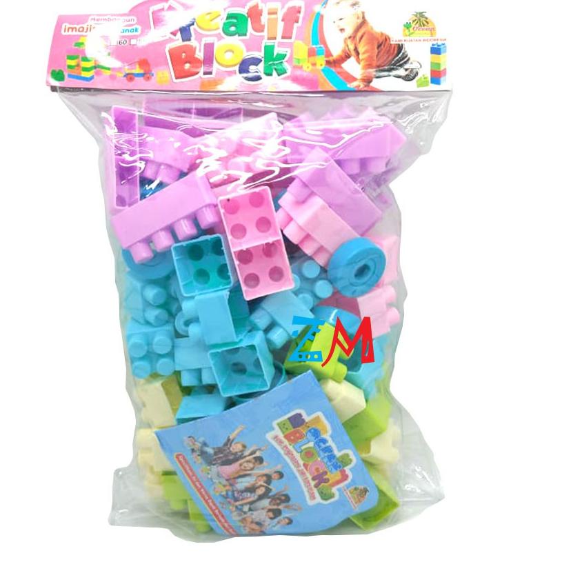 Top Delivery MAINAN ANAK  BLOCK BESAR ISI 85 PCS OCT 9231 - MAINAN EDUKATIF PUZZLE BALOK SUSUN