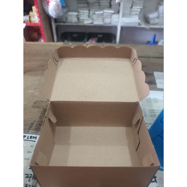 

Snack Box Kraft / Box Kue / Box makanan 14x10