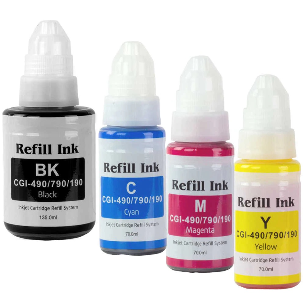 Tinta Refill Canon GI790 G1000 G2000 G3000 G4000 GI-790 Kompatibel Pengganti Original Ink Bottle