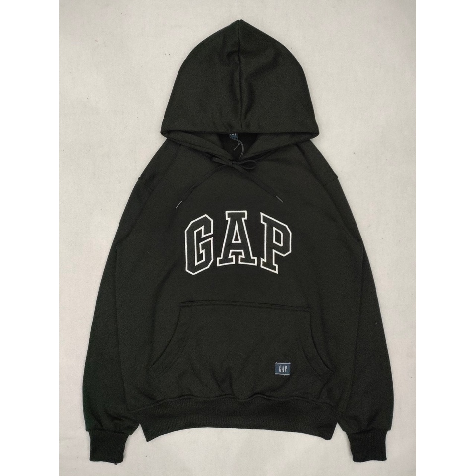 JAKET GAP HOODIE PRIA PUTIH UNISEX PREMIUM