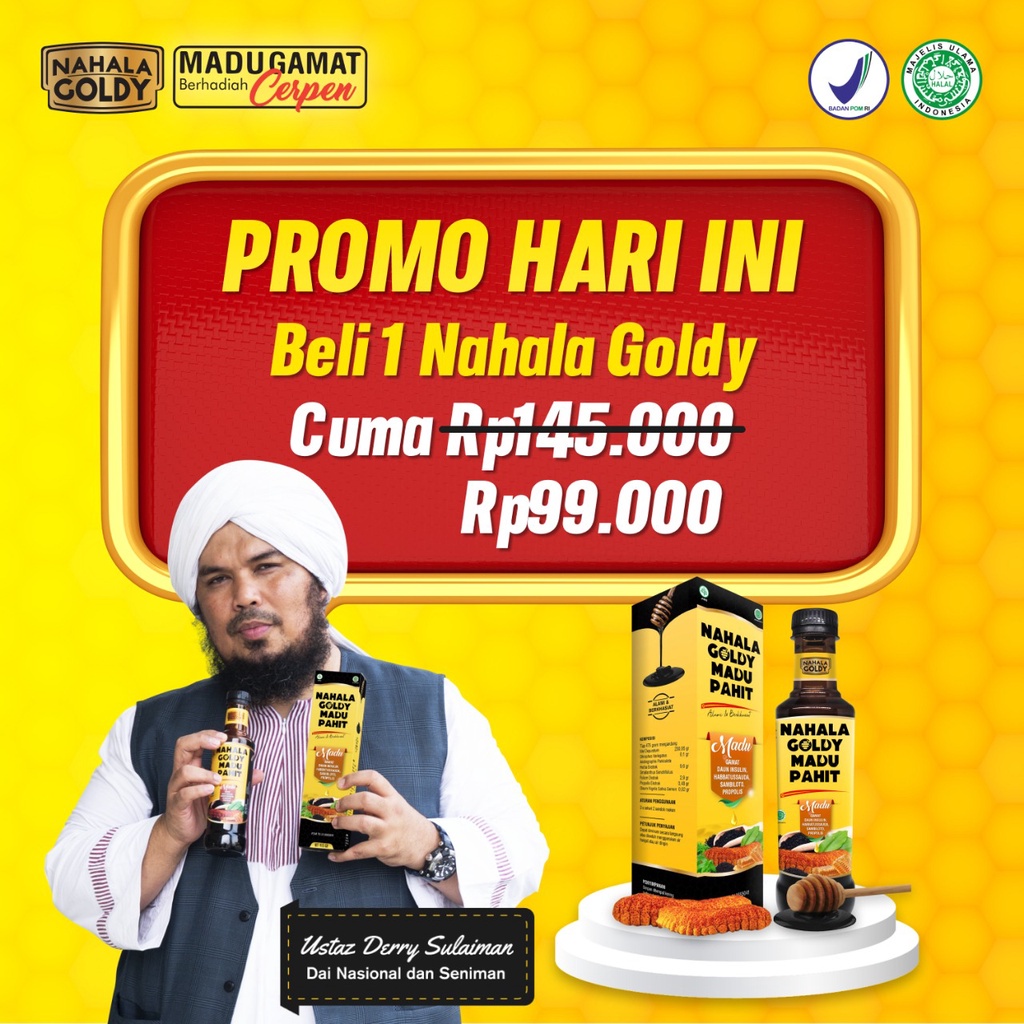 Nahala Goldy Madu Hitam Pahit Gamat Goldy Berhadiah Cerpen