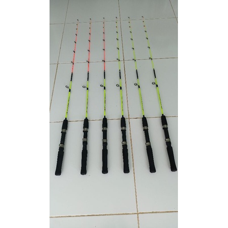 Joran pancing SEPIT MERAH nila udang galah super lentur sensitif fiber solid satu set semua ukuran